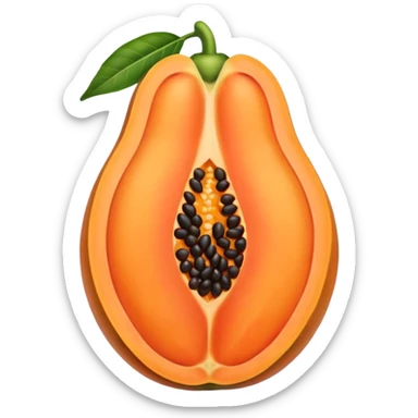 Papaya sticker