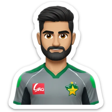 Babar azam sticker