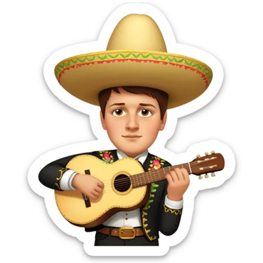 Mariachi Musician sticker