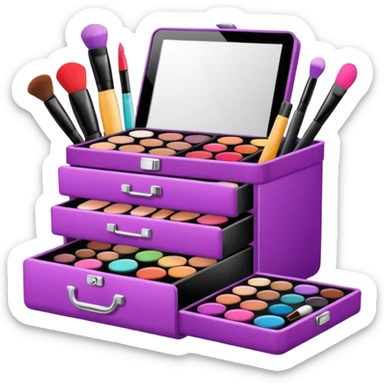 makeup kit sticker