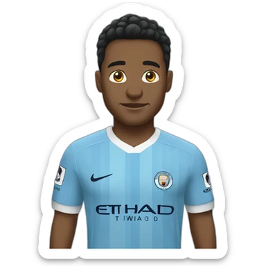 manchester city jersey sticker