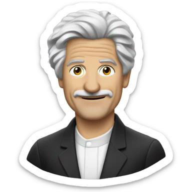 Claudio Baglioni che saluta sticker
