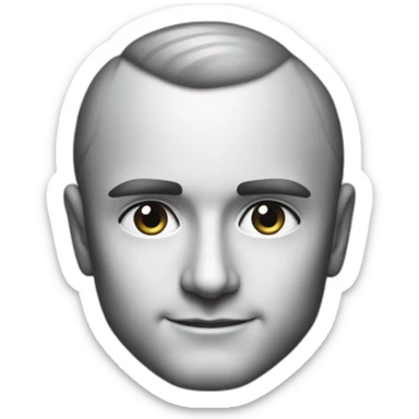 Young Phil Collins sticker