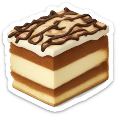 slice of tiramisu sticker