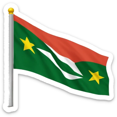 Azad kashmir flag emoji sticker