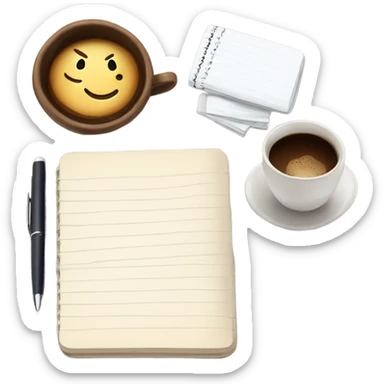 Tiny Habits + article combined = pairing Spanish with morning journaling. Consistent time and energy makes both habits less exhausting. Set reminders and made it a morning check-in!! sticker