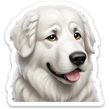 great pyrenees dog sticker