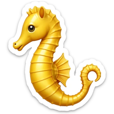 Emoji seahorse sticker