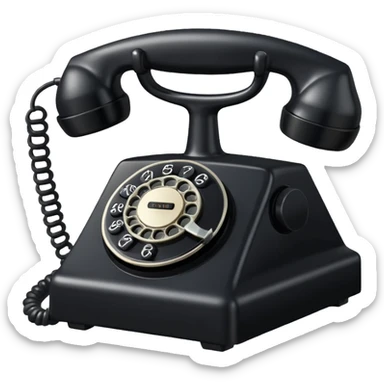 telephone at prison sticker