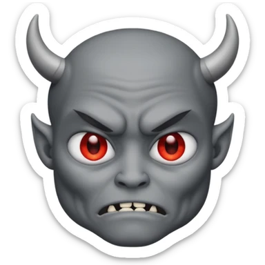 very sad demon memoji sticker