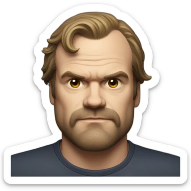 David Harbour sticker