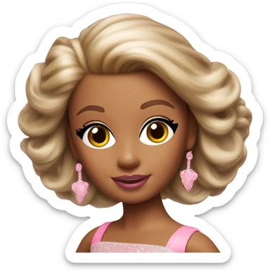 Barbie ballerina sticker