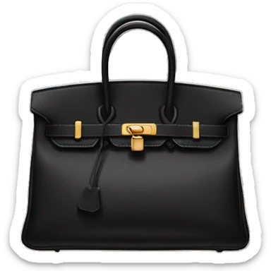 birkin bag in black sticker