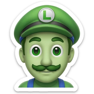 Luigi sticker