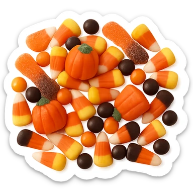 Halloween candy, remove background sticker