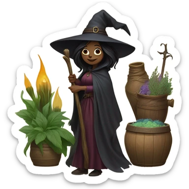 Bruja sticker