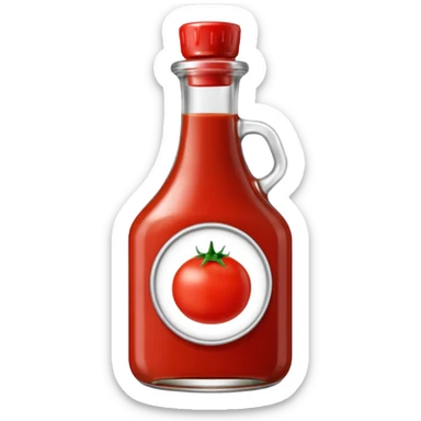sauce bottle  sticker