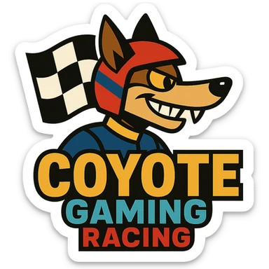Coyote Gaming Racing logo sticker