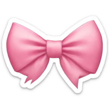 Cut bow sticker