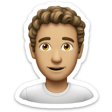 бантик белый  sticker