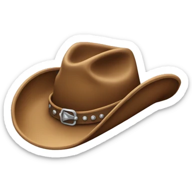 Cowboy hat sticker