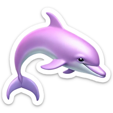 Pastel-pink-colors-dolphin sticker