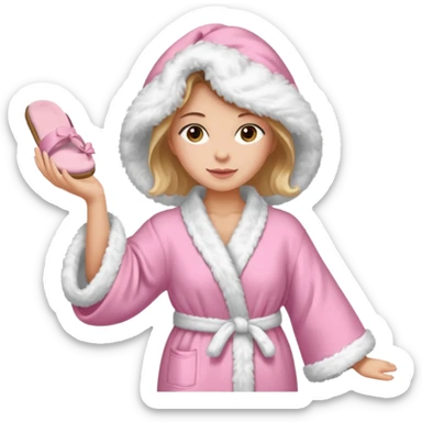 a house slipper thrown by a mother sticker