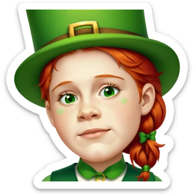 Sad Leprechaun sticker