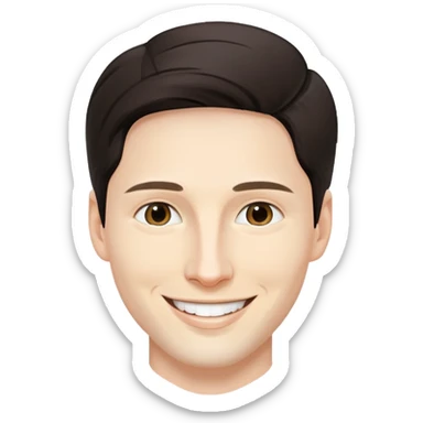 generate realistic detailed pavel durov form Telegram sticker