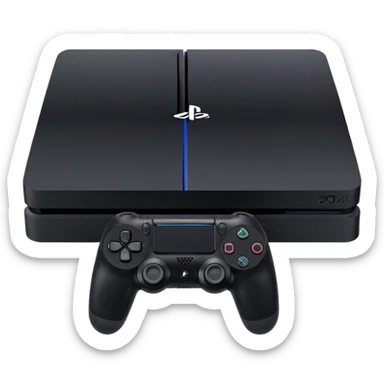 ps4 slim console only sticker