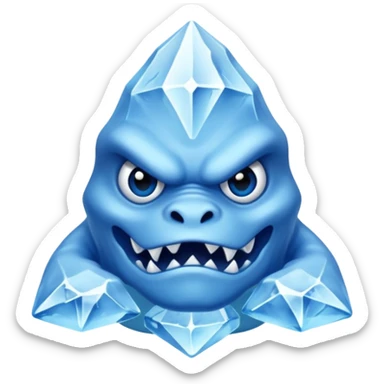 ice monster sticker