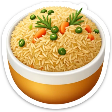 Rice pilaf sticker