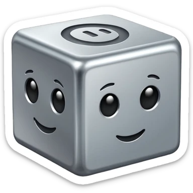 Cube sticker