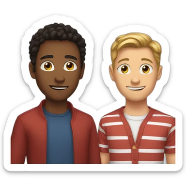 Alex and Gavin sticker