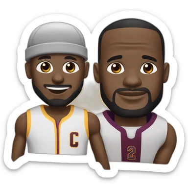 Lebron james et Éric zemour sticker