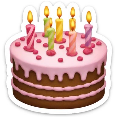 Birthday cake  sticker