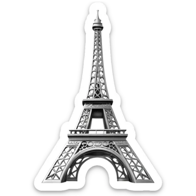create an emoji of tour eiffel sticker