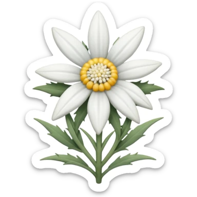 edelweiss realista sticker