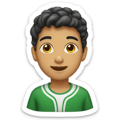 Algerian boy sticker