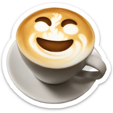 latte art sticker