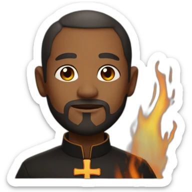 fire priest sticker