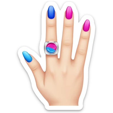 Makeup Finger sticker