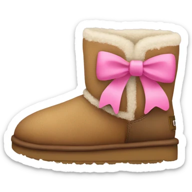 Uggs with pink bows sticker