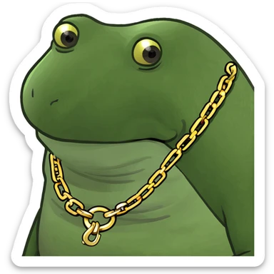 bufo like a boss sticker