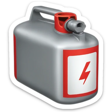 gasoline canister sticker