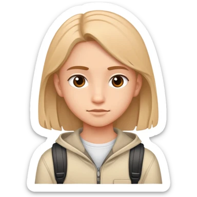 teenager student of the film school " ЦЕХ" sticker