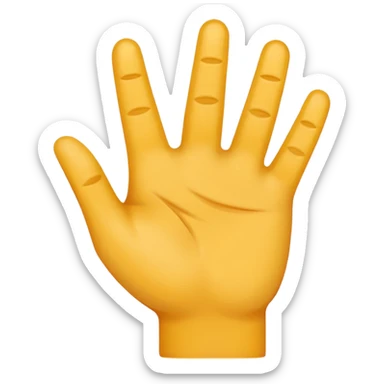 peux-tu retirer plier le pouce dans cet emoji la stp : 🖖 sticker