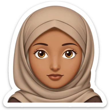 muslim woman sticker