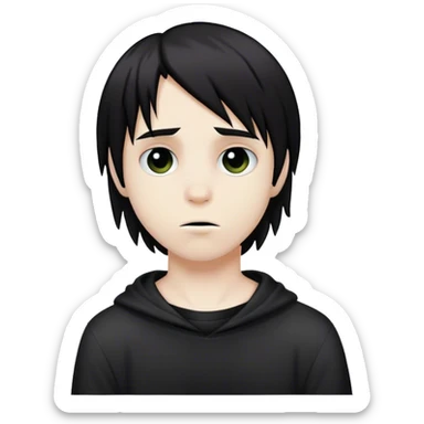 2000s older brother core emo boy sticker