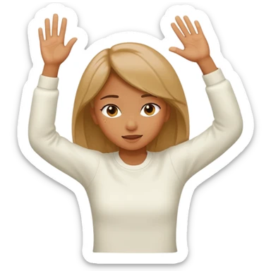 Has una niña haciendo el dab  sticker